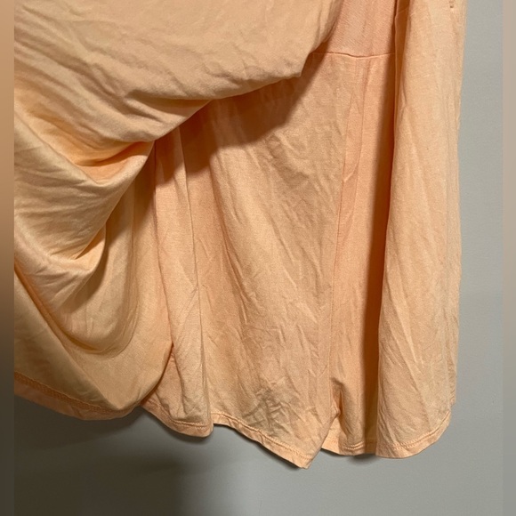 Free People Beach Wavy Baby Peach Romper Coverup Size Small Coastal Resort - Picture 6 of 9